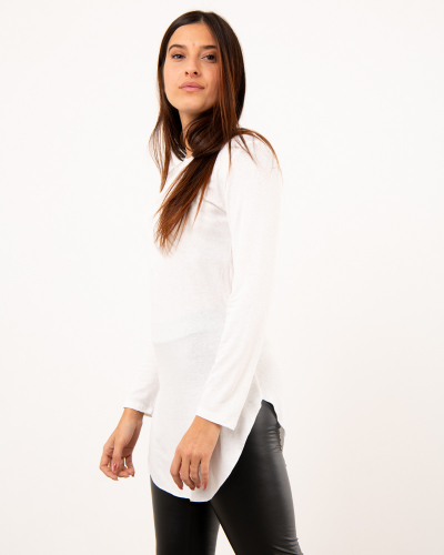 T-shirt long viscose