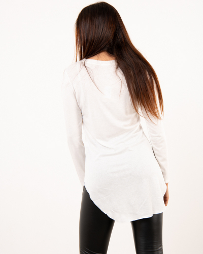 T-shirt long viscose