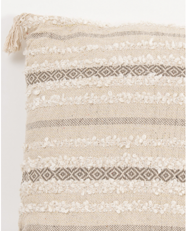 Grand coussin pompons