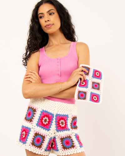 Pochette crochet multi