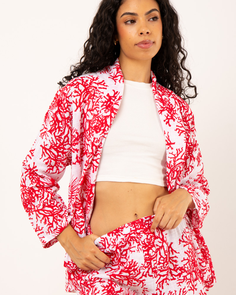 Veste corail online