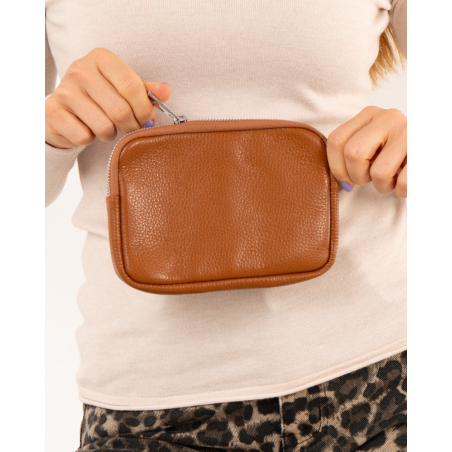 Pochette cuir