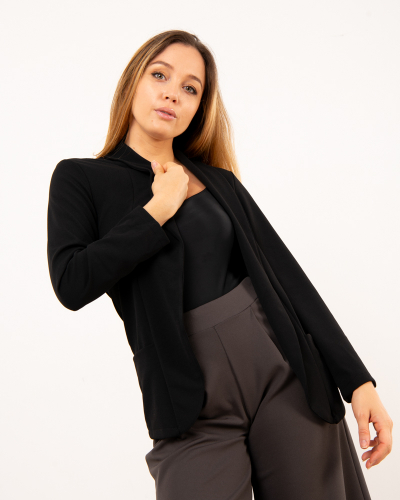 Veste longue poches