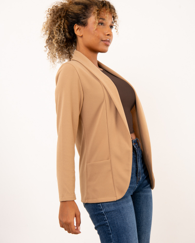 Veste longue poches
