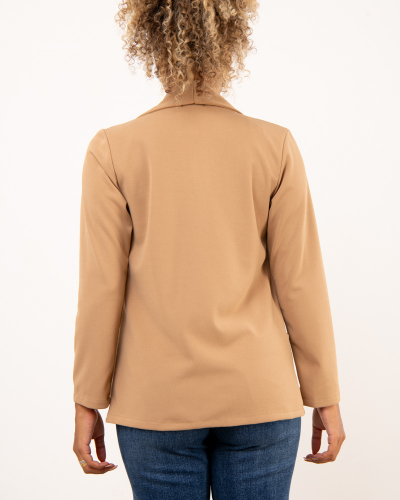 Veste longue poches