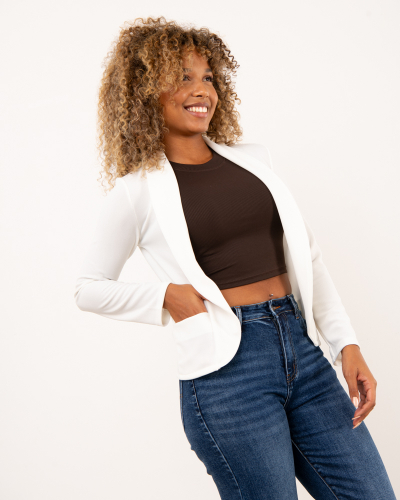 Veste courte poches