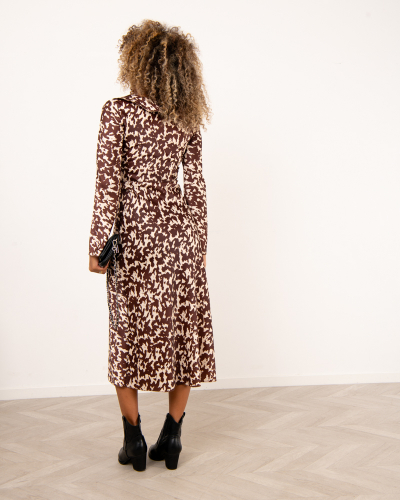 Robe longue volants