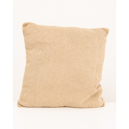 Coussin beige foncé