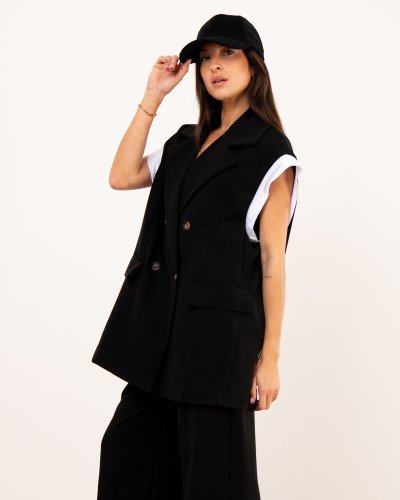 Gilet boutons