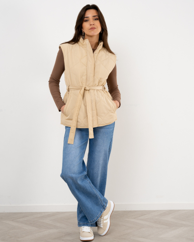 Veste sans manches matelassée