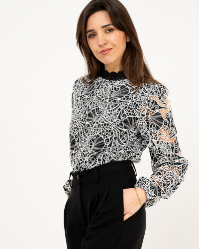 Blouse dentelle