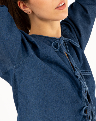 Blouse noeuds brut