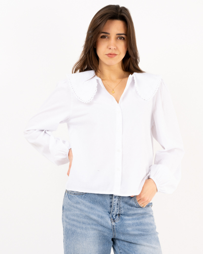 Chemise col claudine