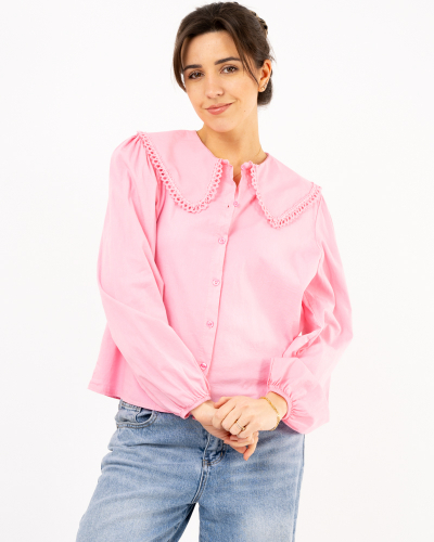 Chemise col claudine