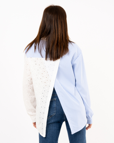 Chemise bi matiere