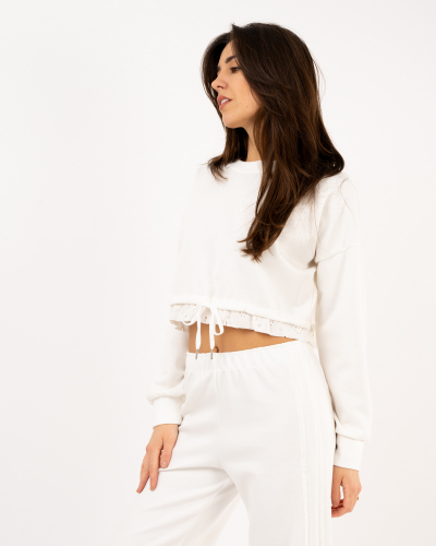 Sweat bas dentelle