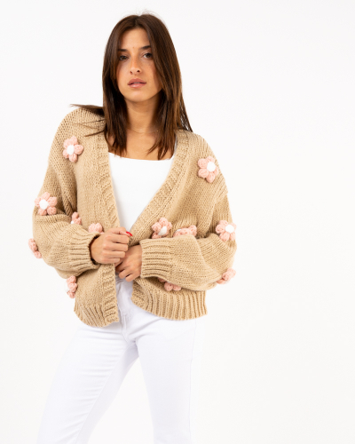 Gilet fleurs