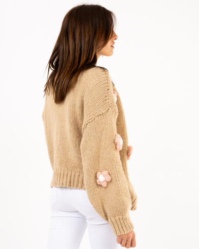 Gilet fleurs