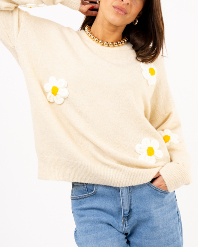 Pull fleurs