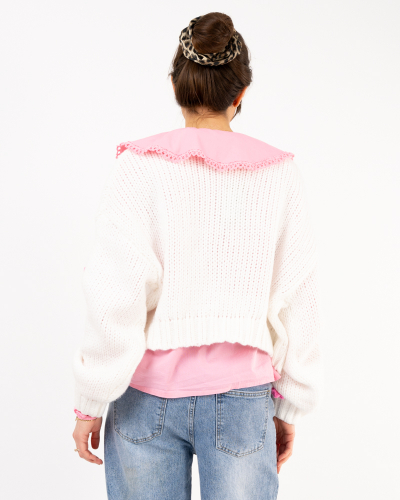 Gilet fleurs multicolores