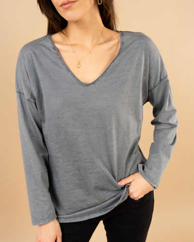 T-shirt délavé étoile