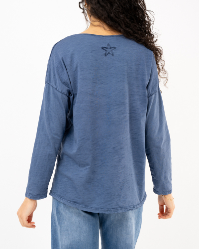 T-shirt délavé étoile