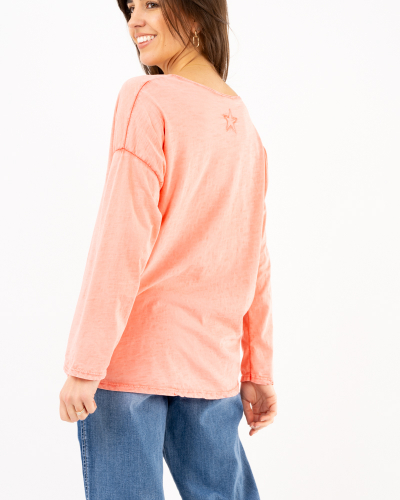 T-shirt délavé étoile