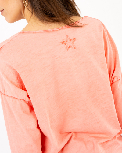 T-shirt délavé étoile