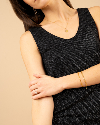 Débardeur chenille lurex