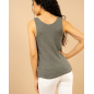 Débardeur chenille lurex