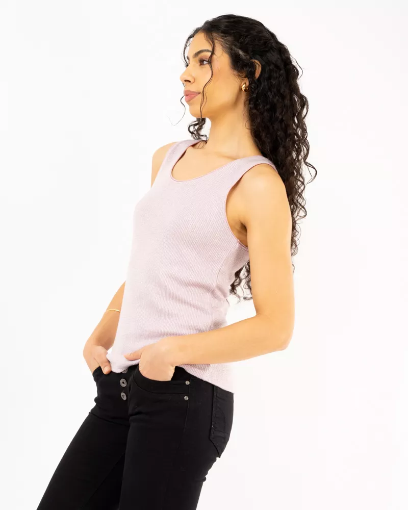 Débardeur chenille lurex