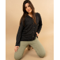 Gilet chenille lurex