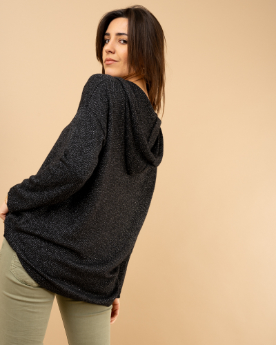 Gilet chenille lurex