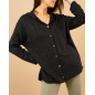 Gilet chenille lurex
