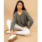 Gilet chenille lurex