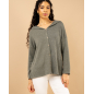 Gilet chenille lurex