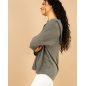 Gilet chenille lurex
