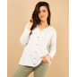Gilet chenille lurex