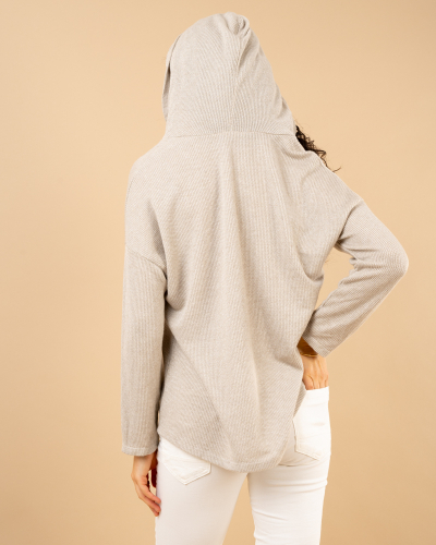 Gilet chenille lurex