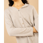 Gilet chenille lurex