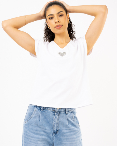 T-shirt v coeur