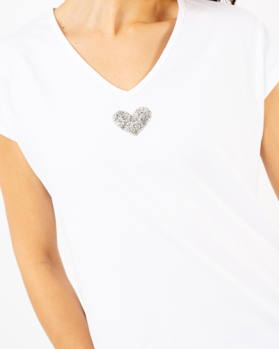 T-shirt v coeur