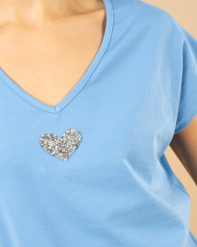 T-shirt v coeur