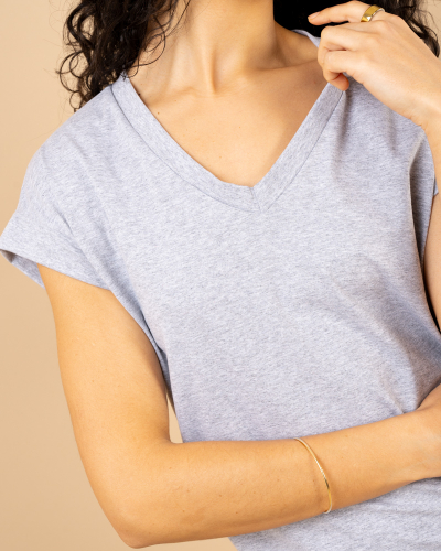 T-shirt v coton