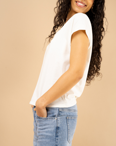 T-shirt v coton