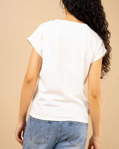 T-shirt v coton