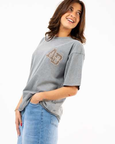 T-shirt AB léopard