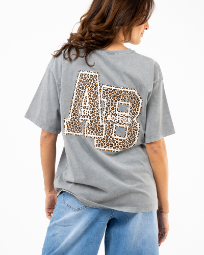 T-shirt AB léopard
