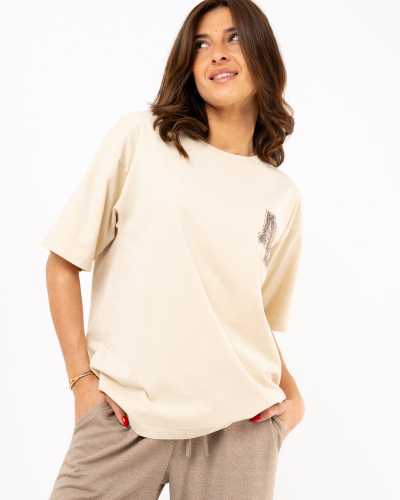 T-shirt AB léopard