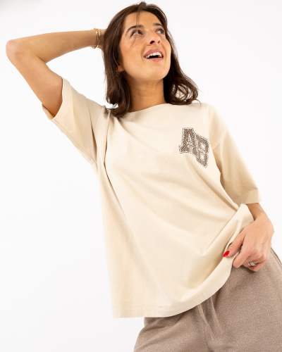 T-shirt AB léopard